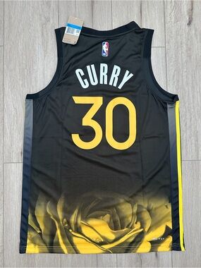 Warriors Stephen Curry City Edition Basketball Jersey Men Size